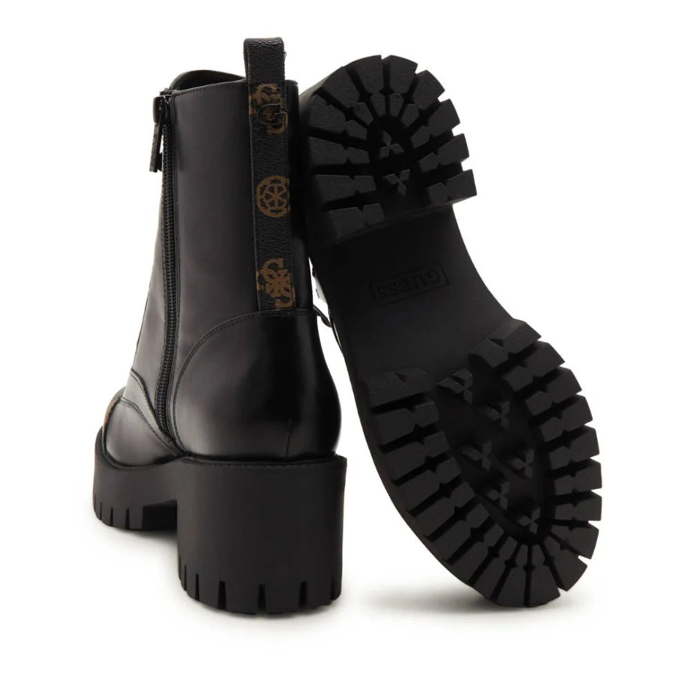 JLOOD GUESS Walkup Platform Ankle Boots Women BLK JLOOD.COM