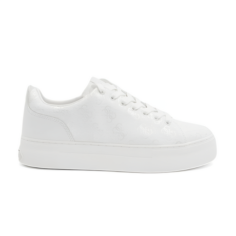 GUESS White Logo Giaa Low-Top Sneakers - WHT - White / 35