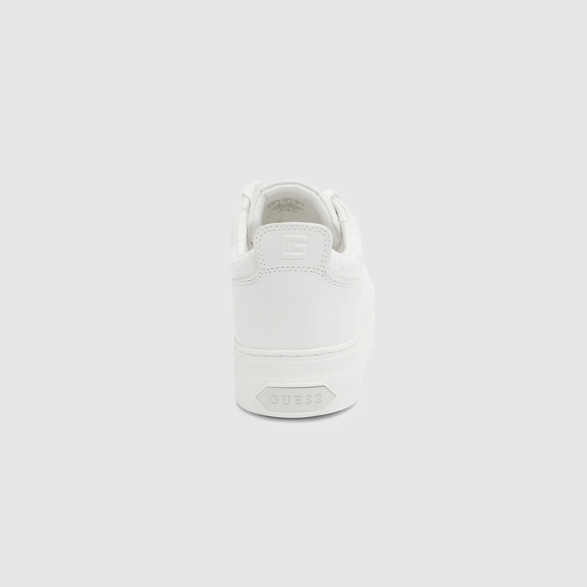 GUESS White Logo Giaa Low-Top Sneakers - WHT