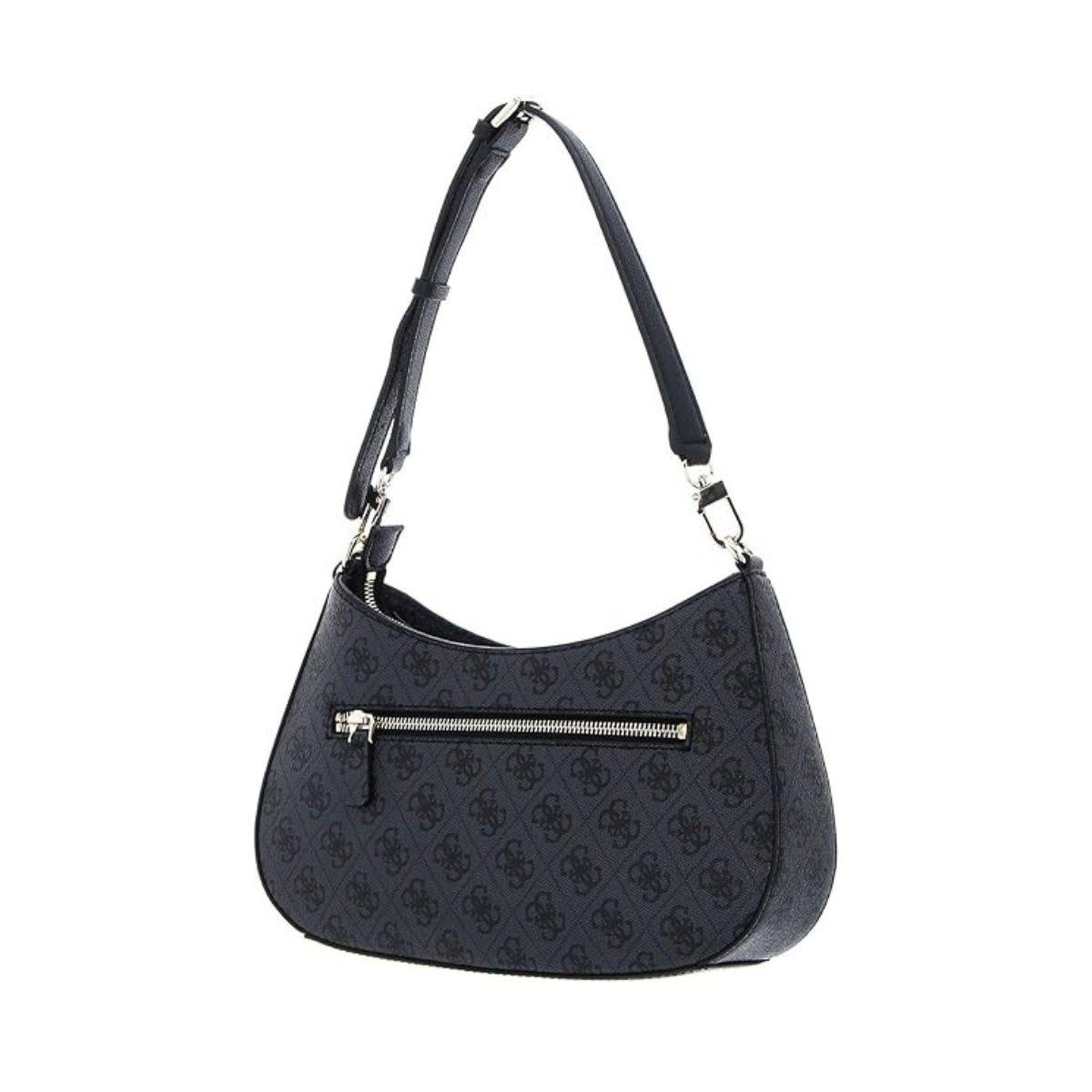 GUESS Womens Noelle Shoulder Top Zip Bag Handbag -COOL - Coal