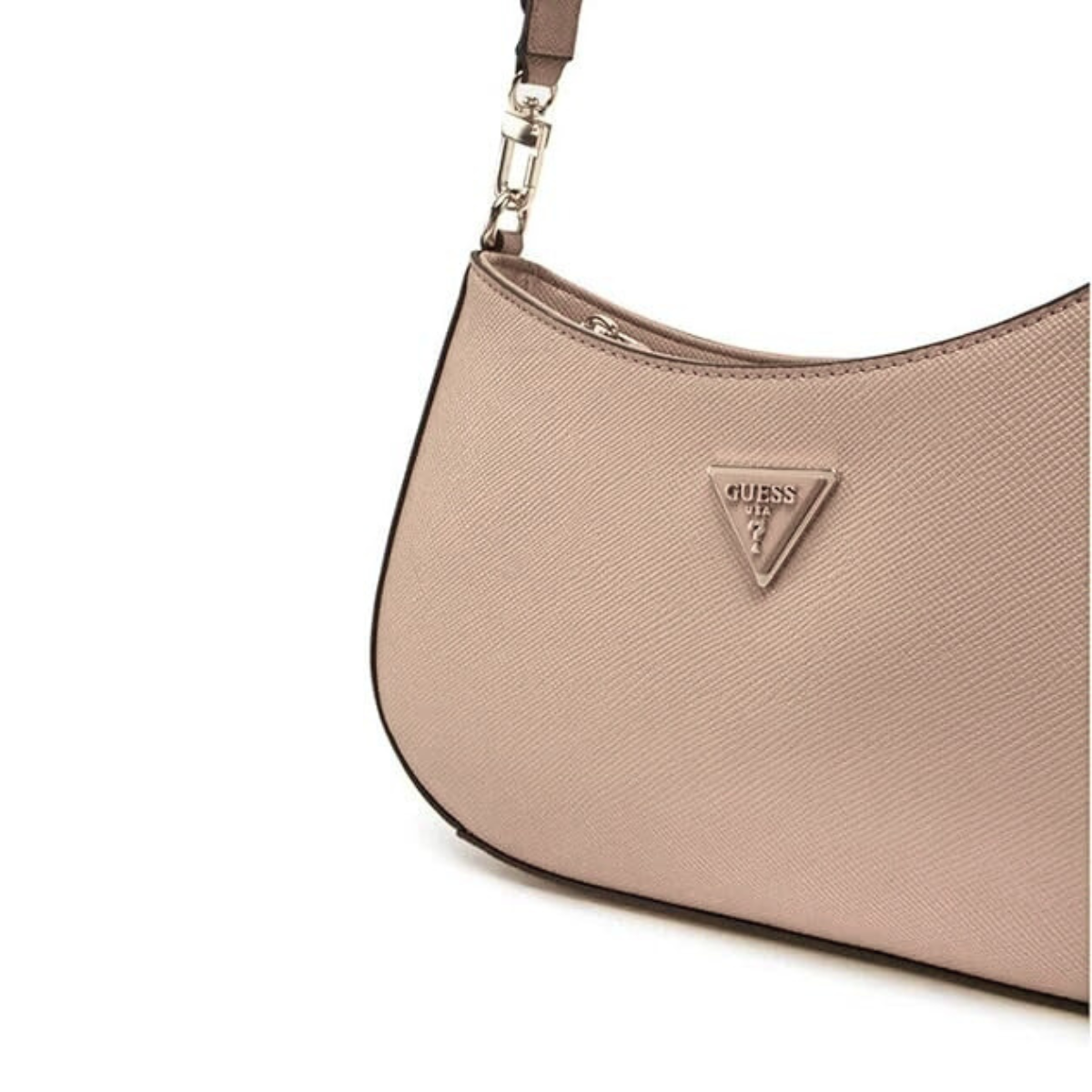 GUESS Womens Noelle Shoulder Top Zip Bag Handbag-PNK - Pink