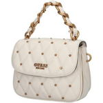 Guess Womens Triana Flap Shoulder BAG - WHT - White