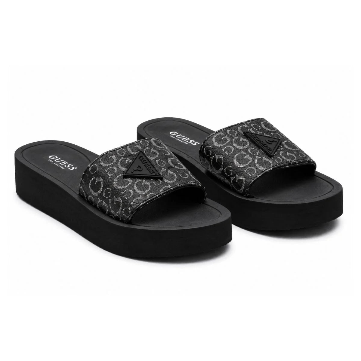 GUESS Zia Platform Sandals Women - BLK - Black / 35
