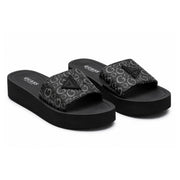 GUESS Zia Platform Sandals Women - BLK - Black / 35