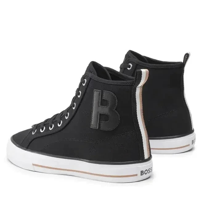 HUGO BOSS Aiden High-Top Trainers 50470880-BLK - Shoes