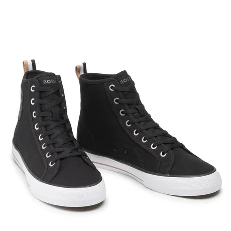 HUGO BOSS Aiden High-Top Trainers 50470880-BLK - Shoes