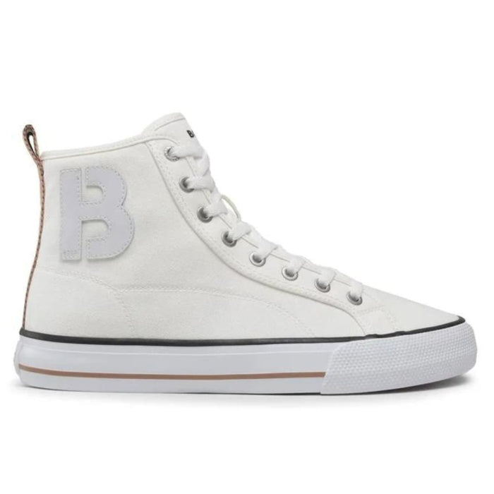 HUGO BOSS Aiden High-Top Trainers 50470880-WHT - 41 / White - Shoes