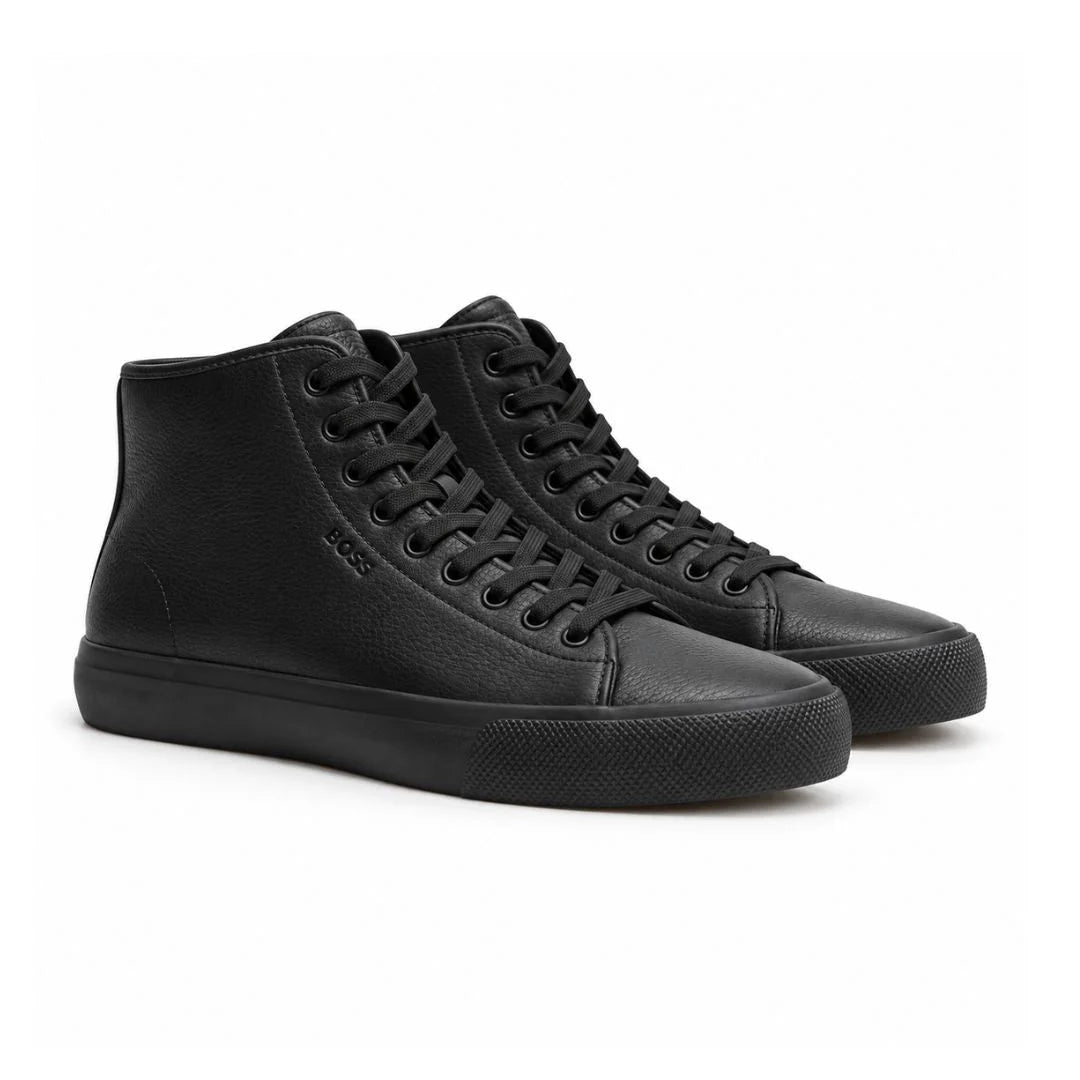 HUGO BOSS Aiden High-Top Trainers Men 50552847-BLK - Black / 39