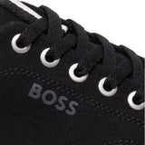 HUGO BOSS Aiden TENN LTB Canvas Trainers Men 50470866 - BLK - Shoes