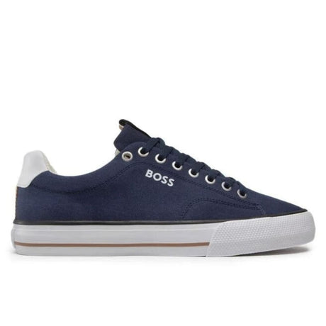 HUGO BOSS Aiden TENN LTB Canvas Trainers Men 50470866 - NVY - 39 / Navy Shoes
