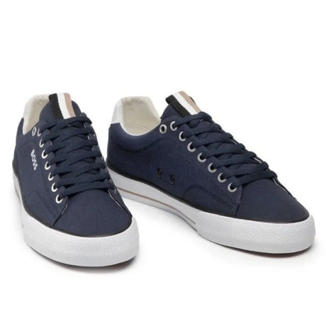 HUGO BOSS Aiden TENN LTB Canvas Trainers Men 50470866 - NVY - Shoes