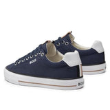 HUGO BOSS Aiden TENN LTB Canvas Trainers Men 50470866 - NVY - Shoes