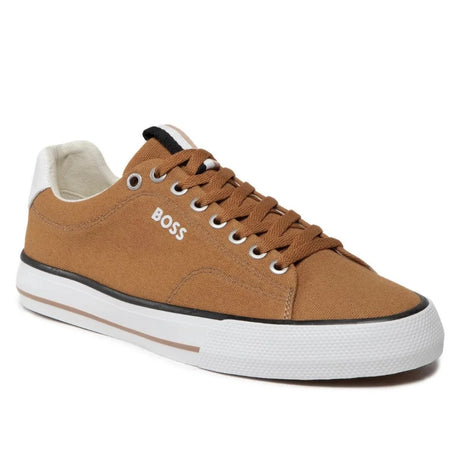 HUGO BOSS Aiden TENN LTB Canvas Trainers Men 50470866 - TAN - Shoes