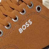 HUGO BOSS Aiden TENN LTB Canvas Trainers Men 50470866 - TAN - Shoes