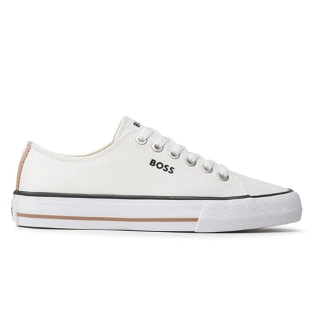 HUGO BOSS Aiden TENN LTB Canvas Trainers Women 50471362 - OFFWHT - 36 / Off White Shoes