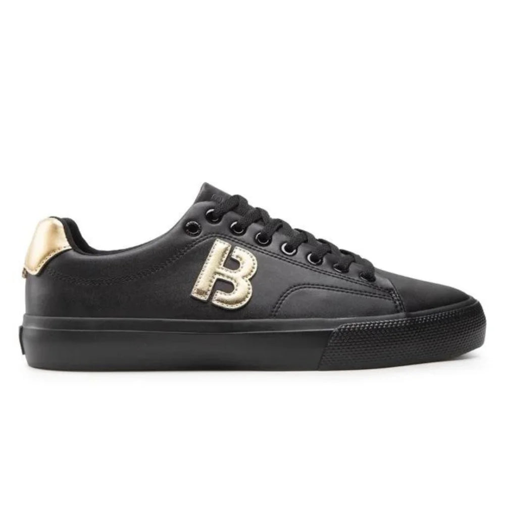 HUGO BOSS Aiden TENN LTB Trainers Men 50474728-BLKGLD - 41 / Black/ Gold Shoes