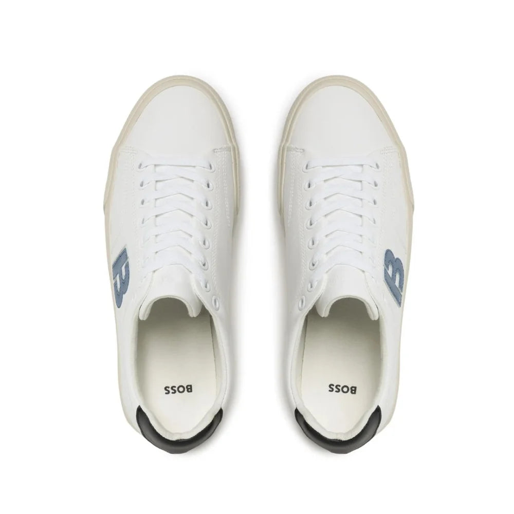 HUGO BOSS Aiden TENN LTB Trainers Men 50474728-WHTBLU