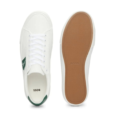 HUGO BOSS Aiden TENN LTB Trainers Men 50474728-WHTGRN