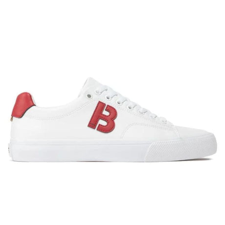 HUGO BOSS Aiden TENN LTB Trainers Men 50474728 - WHTRED - 41 / White/ Red Shoes