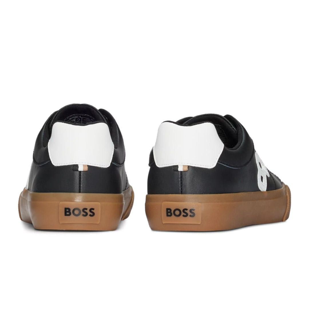 HUGO BOSS Aiden TENN LTB Trainers Men 50499672-BLKBRN