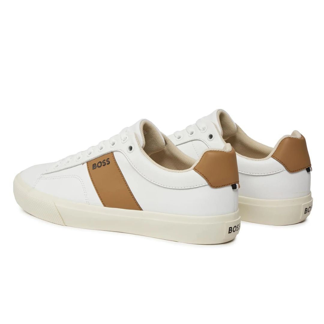 HUGO BOSS Aiden TENN LTB Trainers Men 50512366-WHT