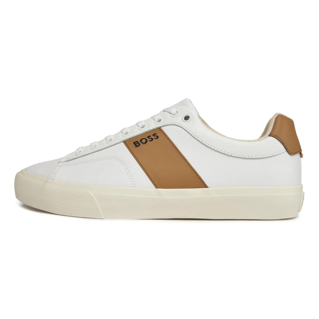 HUGO BOSS Aiden TENN LTB Trainers Men 50512366-WHT