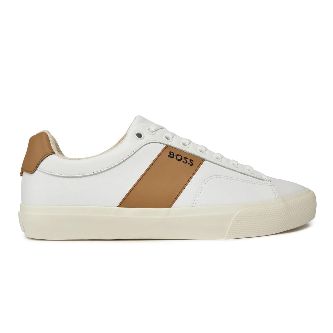 HUGO BOSS Aiden TENN LTB Trainers Men 50512366-WHT - White / 39