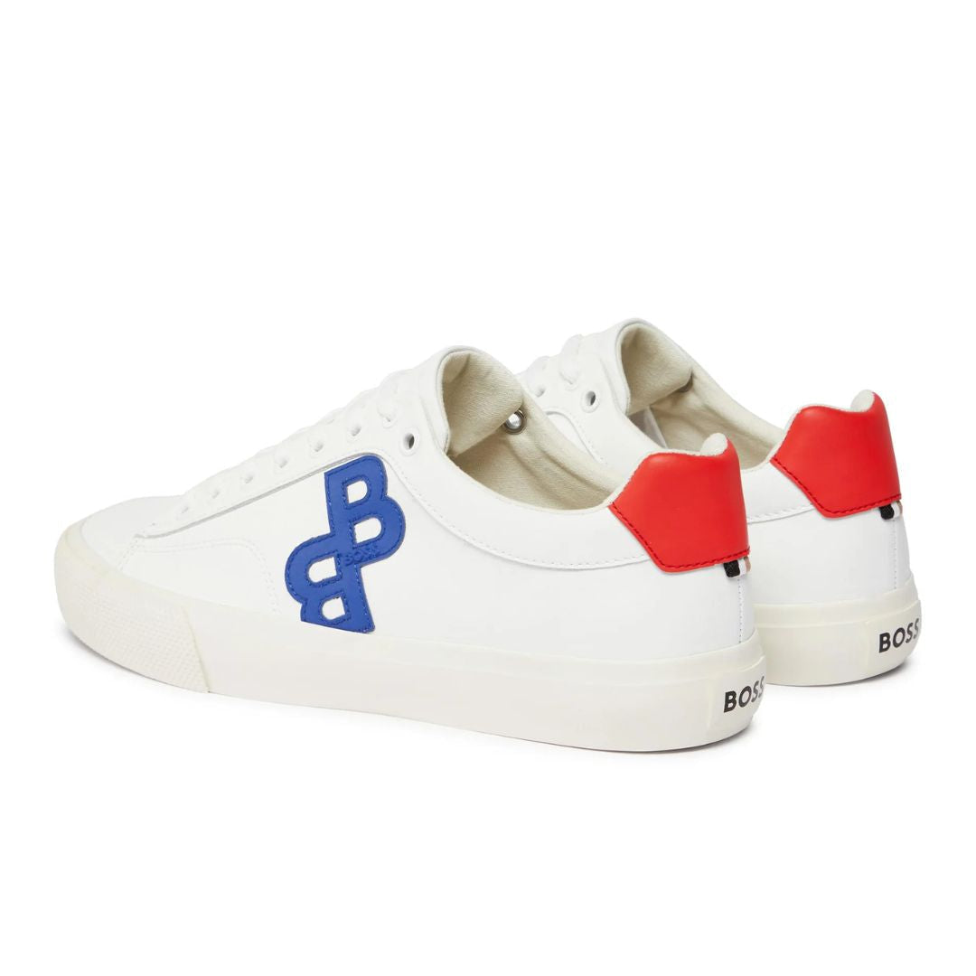 Hugo Boss Aiden Tenn Sneakers White Blue Mens – JLOOD.COM