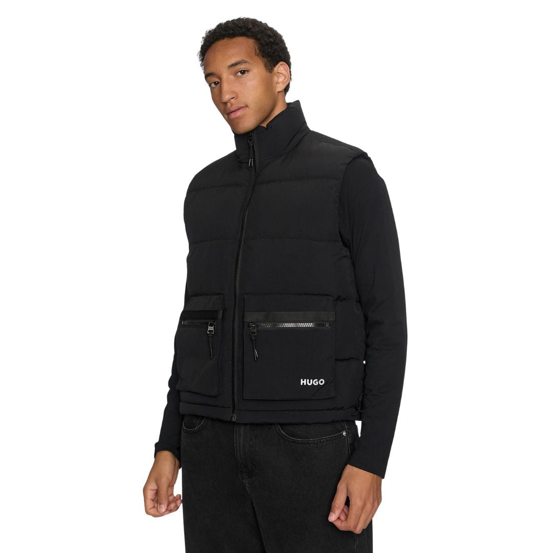 HUGO BOSS BALTINO Vest Men 50520221-BLK - Black / S