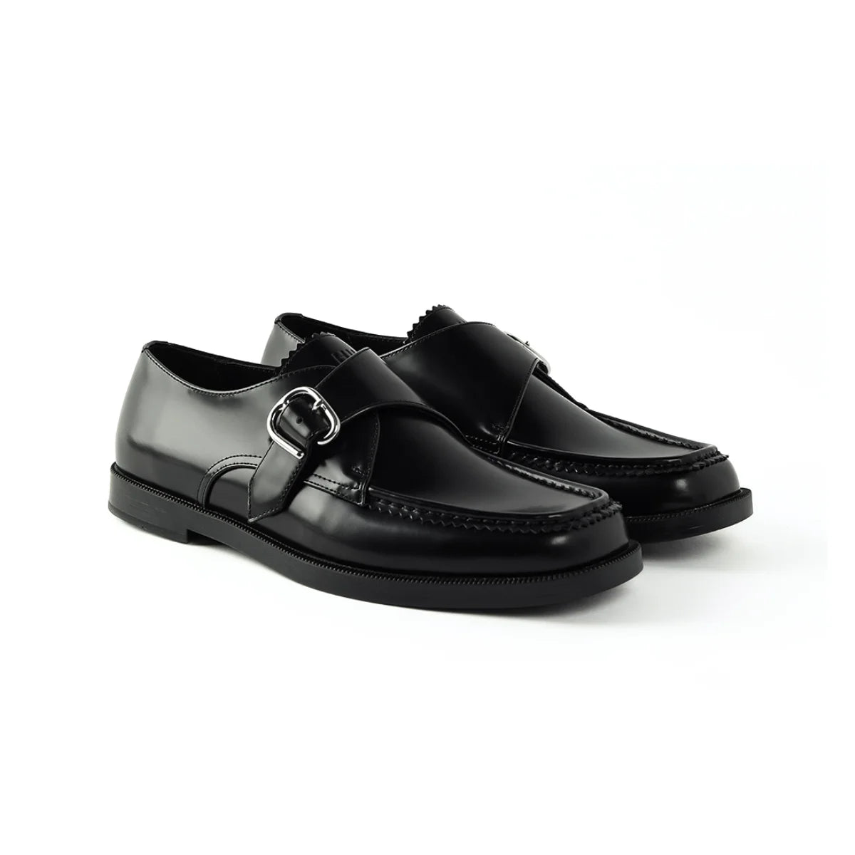 HUGO BOSS buckle strap Loafers Women 50557735 - BLK - Black / 36
