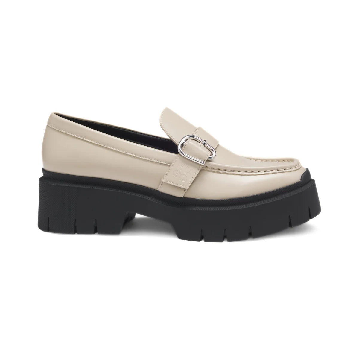 HUGO BOSS buckled strap Loafers Women 50548196 - BEG