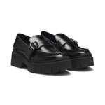 HUGO BOSS buckled strap Loafers Women 50548196 - BLK - Black / 36