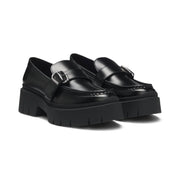 HUGO BOSS buckled strap Loafers Women 50548196 - BLK - Black / 36
