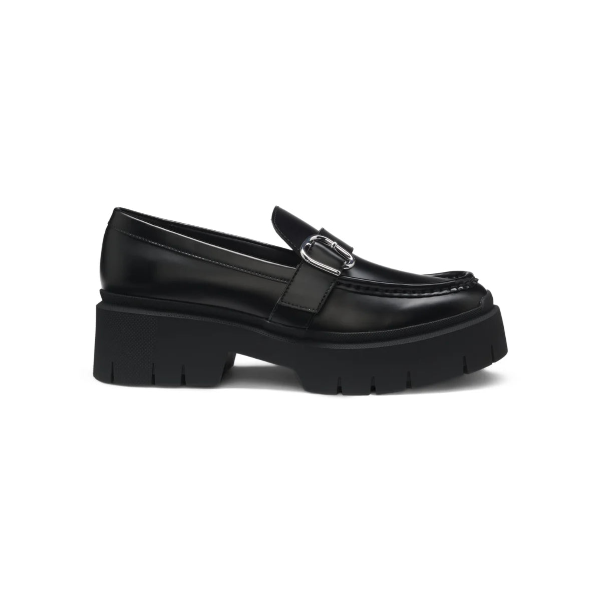 HUGO BOSS buckled strap Loafers Women 50548196 - BLK