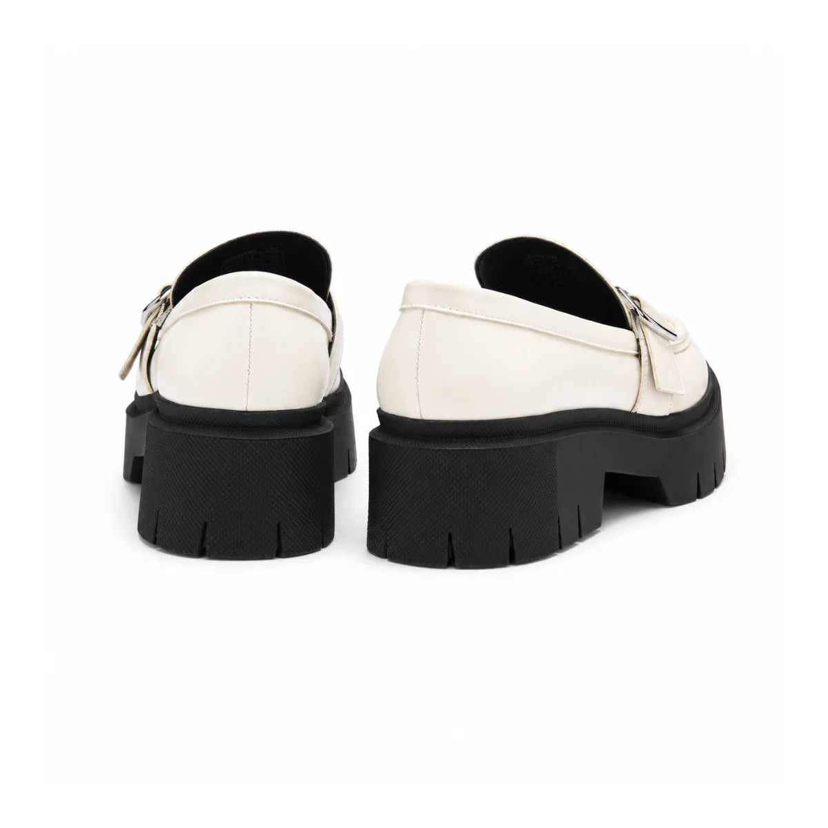HUGO BOSS buckled strap Loafers Women 50548196 - CRM