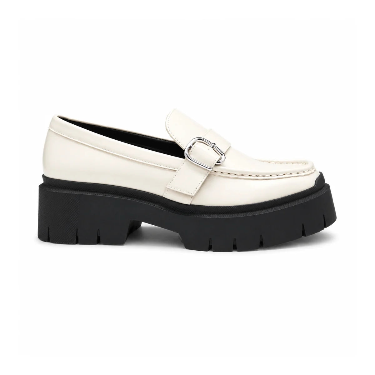 HUGO BOSS buckled strap Loafers Women 50548196 - CRM
