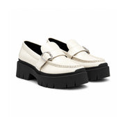 HUGO BOSS buckled strap Loafers Women 50548196 - CRM