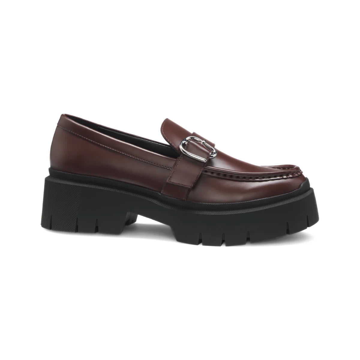 HUGO BOSS buckled strap Loafers Women 50548196 - DRKBRN