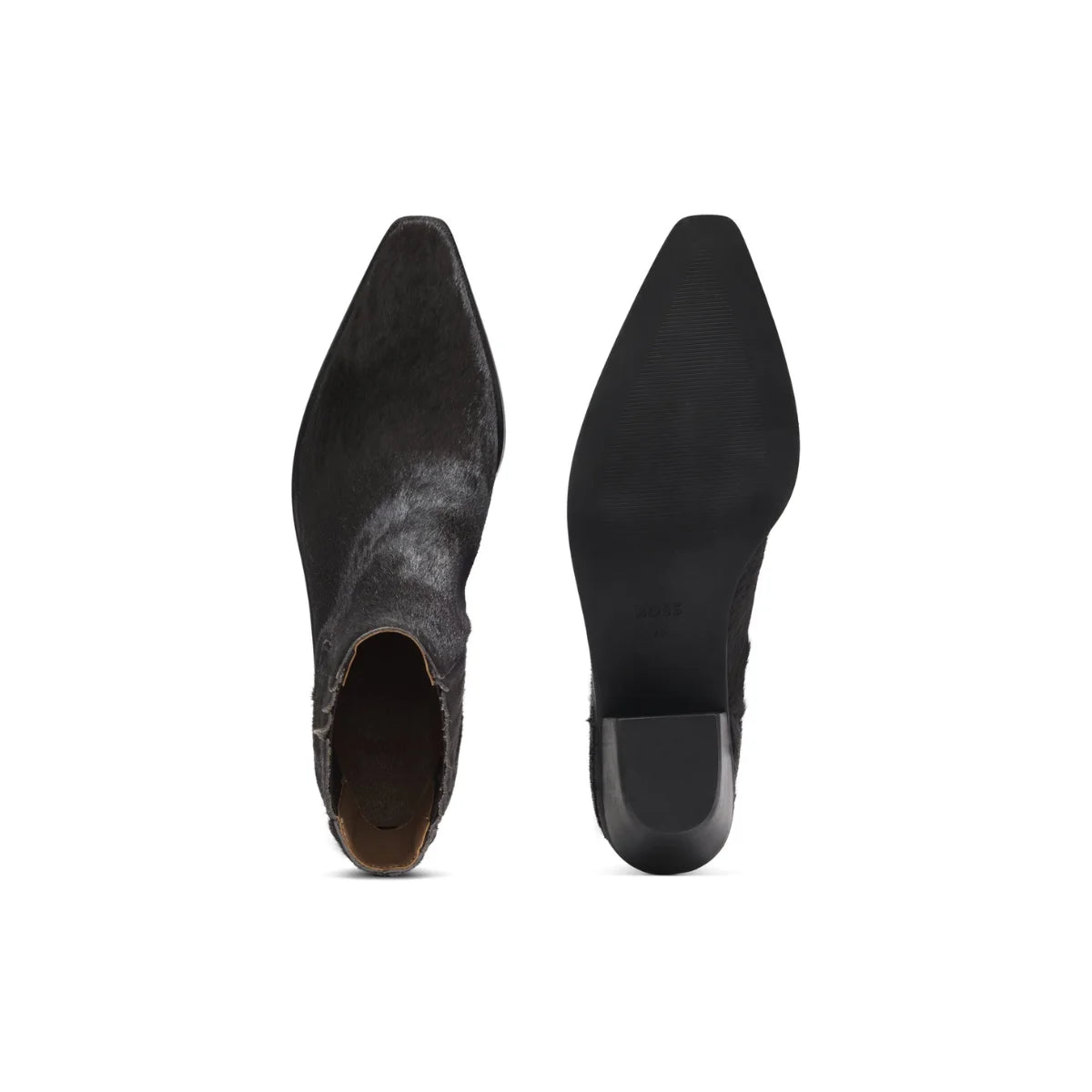 HUGO BOSS Cuban-heel ankle boots Women 50548781 - BLK