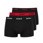HUGO BOSS Degradé Waistband Trunks 3 Pack Men - Black / S