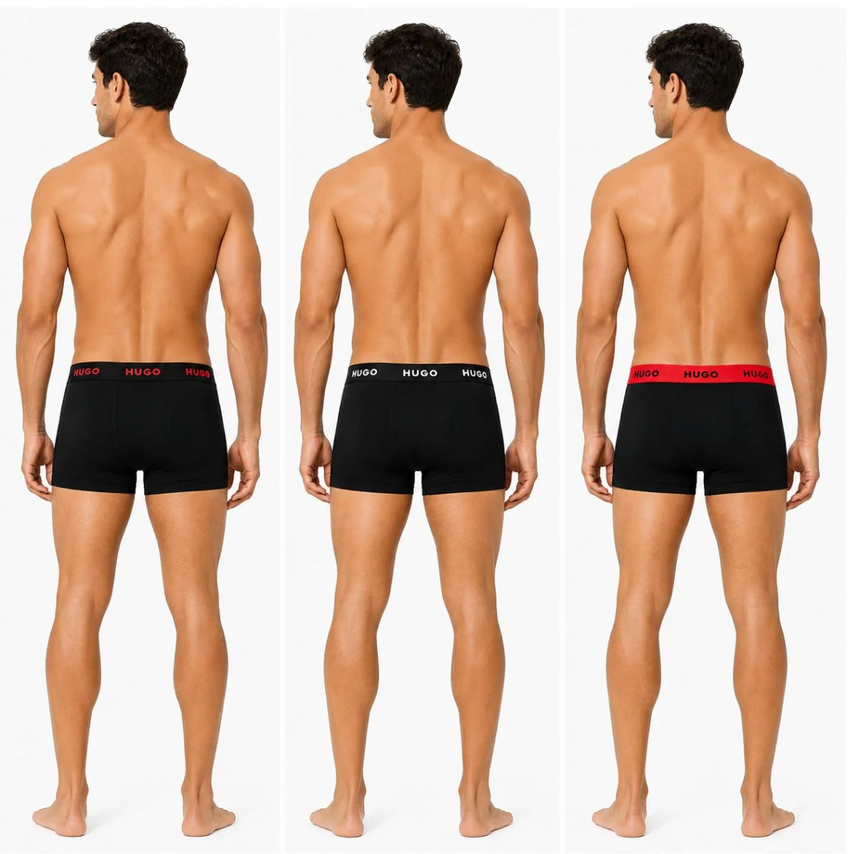 HUGO BOSS Degradé Waistband Trunks 3 Pack Men