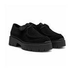 HUGO BOSS Derby shoes in suede Loafers Women 50552699 - BLK - Black / 36