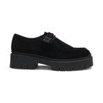 HUGO BOSS Derby shoes in suede Loafers Women 50552699 - BLK