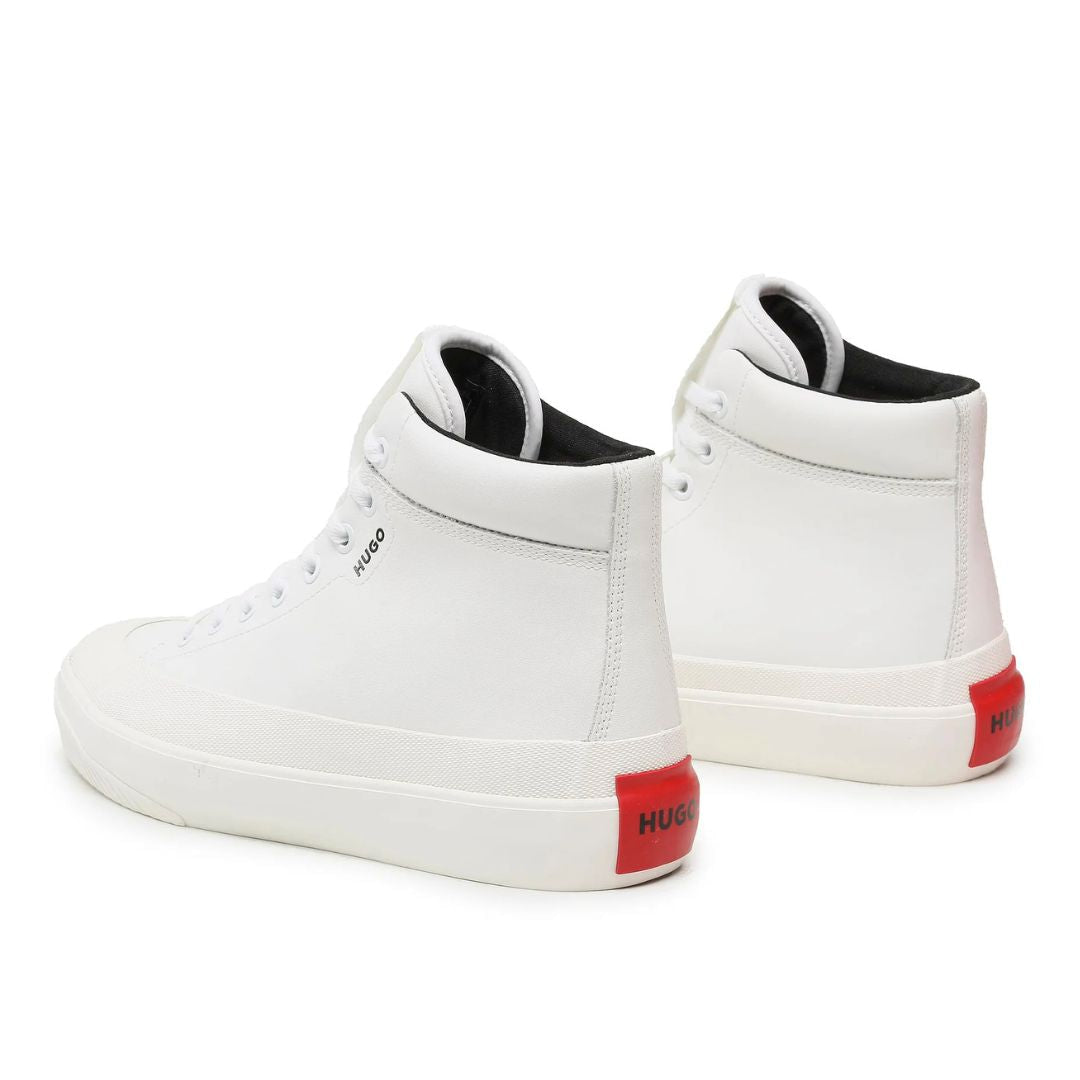 HUGO BOSS Dyer Hito High-Top Trainers Men 50485791-WHT