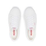 HUGO BOSS DyerH Leather Trainers Men 50487599-WHT