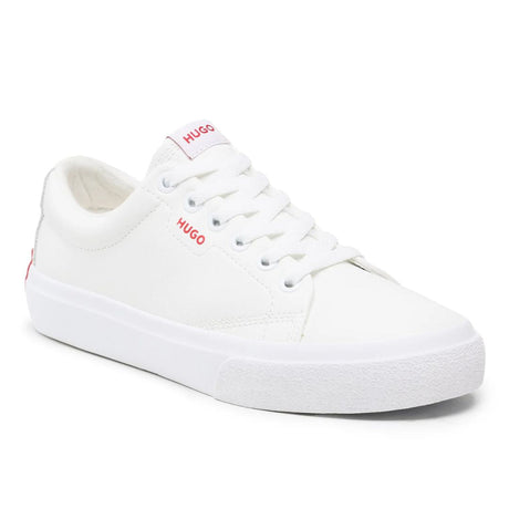 HUGO BOSS DyerH Leather Trainers Men 50487599-WHT