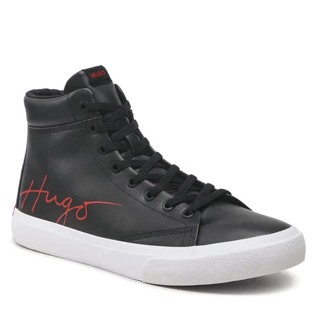 HUGO BOSS DyerH Signature High-Top Trainers Men 50485771-BLK - Shoes