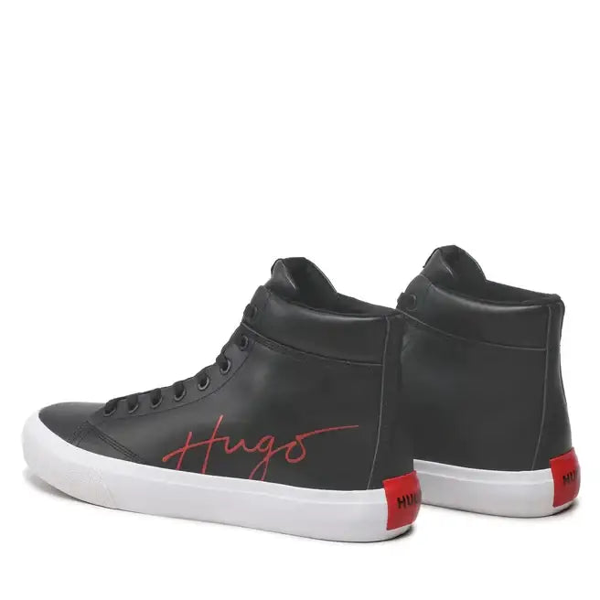 HUGO BOSS DyerH Signature High-Top Trainers Men 50485771-BLK - Shoes
