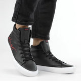 HUGO BOSS DyerH Signature High-Top Trainers Men 50485771-BLK - Shoes