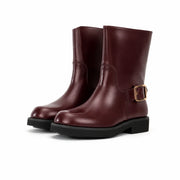 HUGO BOSS Eleri Biker Boots Women 50548759 - BUR - Burgundy / 36